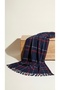 Cotton Scotch Plaid Patterned Double Blanket - 2