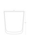 4 Pieces Estrella Water Tumbler, 305 Ml, 95 Mm Height, 85 Mm Diameter Clear - 4
