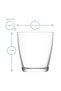 3 Pieces Vega Soft Drink Tumbler Set 340 Ml - Clear - 2