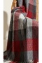 Cotton Scotch Plaid Patterned Double Blanket - 3
