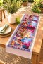 Landscape Patterned Runner/Tablecloth/American Placemat in Coffee and Tea Colors - 2