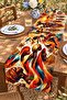 Fire Dance African Girls Patterned Runner/Tablecloth/Placemat - 3