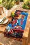 Red Retro Cars Patterned Runner / Tablecloth / Placemat - 2