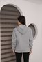 Women's Cotton Oversize Hooded Sweatshirt Hoodie - 3