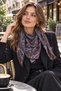 Double Sided Honeycomb Cashmere Winter Scarf Shawl 100X100 cm - 5