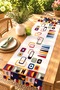 Square Colorful Patterned Runner/Tablecloth/Placemat