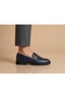 Genuine Leather Buckle Detailed Casual Women's Shoes