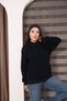 Women's Cotton Oversize Hooded Sweatshirt Hoodie - 2