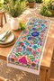Pastel Flowers Patterned Runner / Tablecloth / Placemat - 2