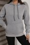 Women's Cotton Oversize Hooded Sweatshirt Hoodie - 4