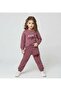 Three-Ply Sharded Combed Cotton Sweatshirt Children's Set