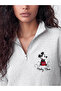 I Mickey Mouse Embroidered Loose Fit Women's Sweatshirt from Freezen Store - 3