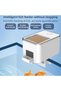 Automatic Fish Feeder, Precise Food Distribution, App Control Timer, Suitable for Pelleted Fi - 2