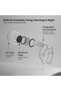 Zenz Flow Earplugs for Daily Use - 16dB Noise Reduction Ear Plugs for Work, Office & Social Settings - Reusable Earplugs, Comfortable Fit with XS/S/M/L Eartips & Case (Luna Clear) - 5