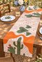 Cactus and Cat Patterned Runner / Tablecloth / Placemat - 3