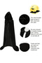 170cm All Black Velvet Hooded Cloak for Adults, Death Reaper Wizard Role Playing Cloak, Ghost Festival Personalized Horror Dress Up Prop Cloak, Halloween Ball Party Cosplay Costume for Men and Women - 4