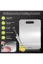 304 Stainless Steel Cutting Board, Kitchen Cutting Board for Meat, Fruits, Vegetables, Bread, and Baking, Double Sided Medical-grade Hygiene Durable non moldy ستانلس ستيل تقطيع-FT-1 (39X28CM) - 3