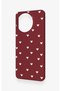 Realme 11 Compatible White Mini Heart Pattern Silicone Case - 4