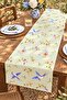 Floral Crowned Birds Patterned Runner / Tablecloth / Placemat - 3