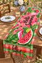 Watermelon Time Patterned Runner / Tablecloth / Placemat - 3