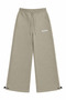 Winter Cotton Embroidered Premium Adjustable Cuffed Baggy Sweatpants - E235 - 2