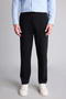 E7829Axbk81 Black Regular Fit Straight Leg Trousers with Pockets - 4