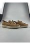 Women's Tan Suede Rubber Laced Sports Shoes - 3