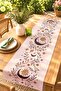 Bohemian Sun and Moon Patterned Runner / Tablecloth / Placemat