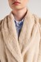 Women's Stone Belted Lined Fur Vest 30094 - 2