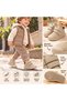 Lino Unisex Kids Beige Double Velcro Daily Boots - 2