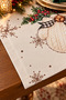 Decorative Digital Printed Suede Runner 40X140 cm - Mittens - New Year - New Year's Eve - 2