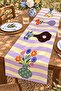 Simple Drawing Vases Patterned Runner / Tablecloth / Placemat - 3