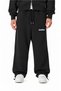 Winter Cotton Embroidered Premium Adjustable Cuffed Baggy Sweatpants - E235