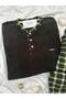 Men's Plaid Detailed Buttoned Long Sleeve Fleece Pajama Set - 4