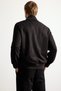 D1524Axbk27 Black Ultra Soft Slim Fit Stand Collar Lined Zipper Pocket Suede Seasonal Mon - 5