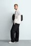 Men's Oversize Geometric Patterned Crew Neck Sweatshirt - 4