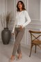Women's Lace Detailed Openwork Knitwear Cardigan 8734 - 4