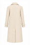Double Breasted Collar Long Beige Coat 13570 - 4