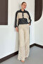 Denim Detailed Lace Trousers |   F1759