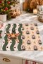 Patterned Kitchen Towels (Set of 2) |   30×50 cm - Golden Star - New Year - New Year's Eve