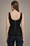 Strappy Peplum Cut Women's Bluz - 6