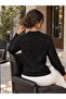 Women's Premium Viscose Blended Gold Buttoned Knitwear Jacket - Standard Size Cardigan 8750 - 2