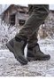 Water and Cold Resistant Winter Zippered Fur Outdoor Boots with Orthopedic Non-Slip Sole - 2