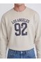 Ozmarka New Season Gray Los Angeles Printed Men's Sweatshirt - 3