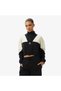 Crop Women's Black High Neck Sweatshirt