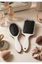 2-Pack Stylish Leopard Coated Scalp Massage Comb Cushioned Hair Brush 21.7X7 cm - 7