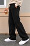 Men's Oversize Baggy Fit Sweatpants 100% Cotton 3 Thread Threaded Wide Leg Comfortable Cut - 3