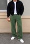 Men's Oversize Baggy Fit Sweatpants 100% Cotton 3 Thread Threaded Wide Leg Comfortable Cut - 2