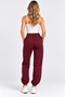 Women's Modal Elasticated Leg Sweatpants Relaxed Fit Double Pockets Jogger Draped Elasticated Leg - 3