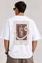 Oriental Heritage Anatolian Kilim Motif Helmet Back Printed Oversize Unisex Premium Graphic T-Shirt